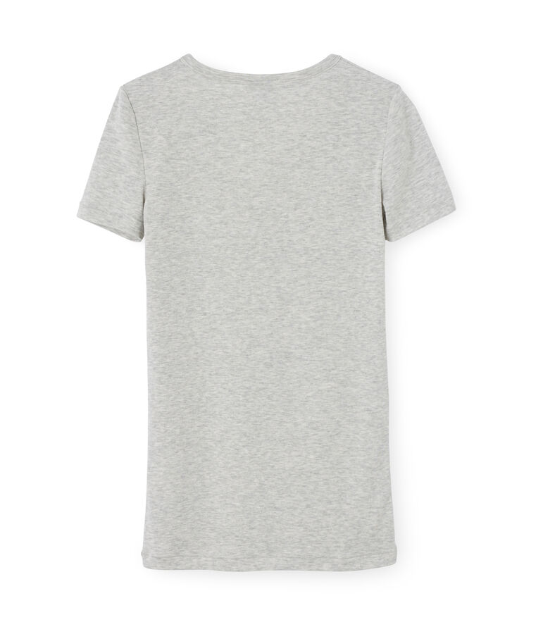 Tee shirt iconique femme gris