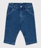 Pantalon bébé en jean élasthanne bleu BLEU DELAVE