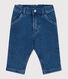 Pantalon bébé en jean élasthanne