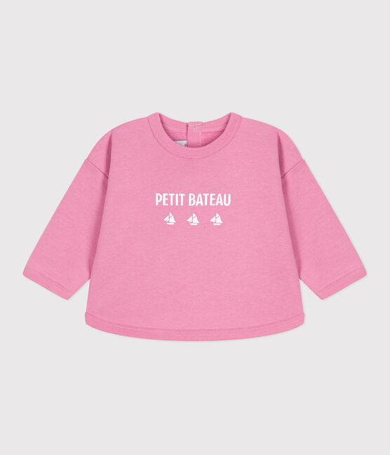 Sweatshirt bébé en coton motif Petit Bateau vintage BOUDOIR