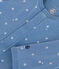 Bodyjama sans pieds en coton bleu BEACH/ MARSHMALLOW