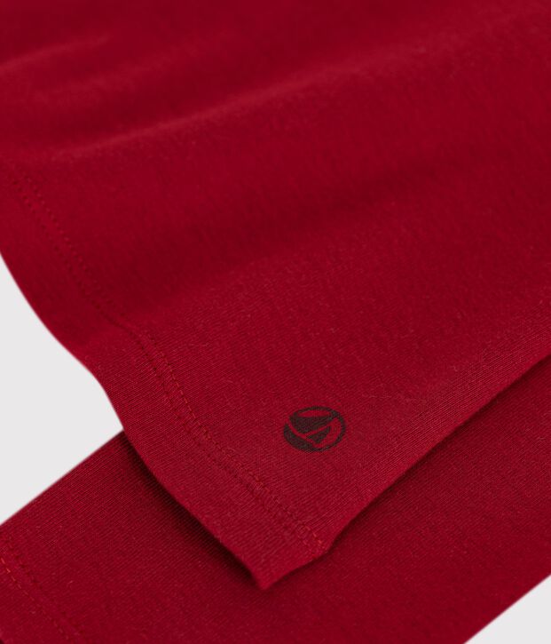 Sous-pull femme l'iconique en coton rouge