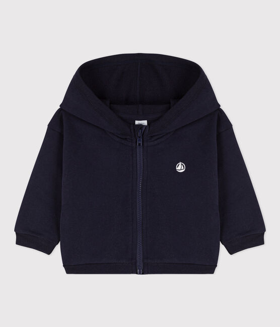Sweatshirt à capuche bébé bleu SMOKING