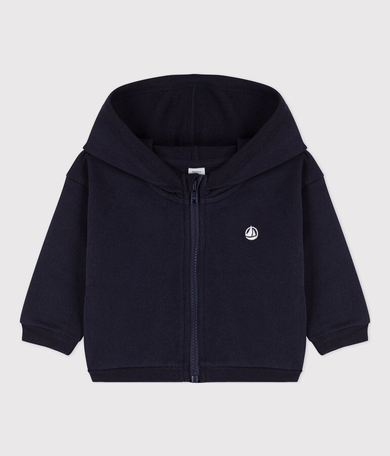 Sweatshirt &agrave; capuche b&eacute;b&eacute; bleu