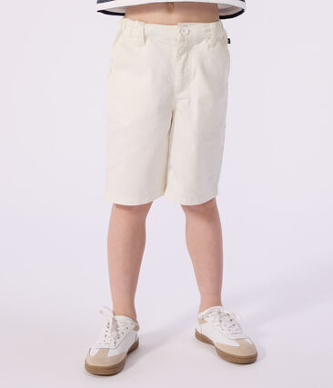 Bermuda short enfant en coton uni