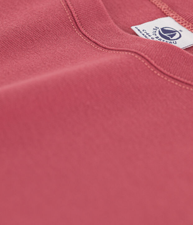 Tee-shirt L'ICONIQUE col rond en coton Femme rose