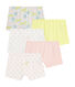Lot de 5 shorties petite fille