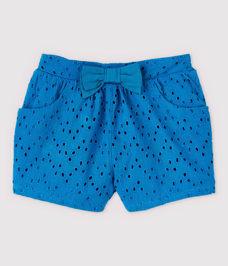 Short en broderie anglaise bébé fille