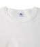 T-shirt femme fantaisie en côte originale blanc ECUME