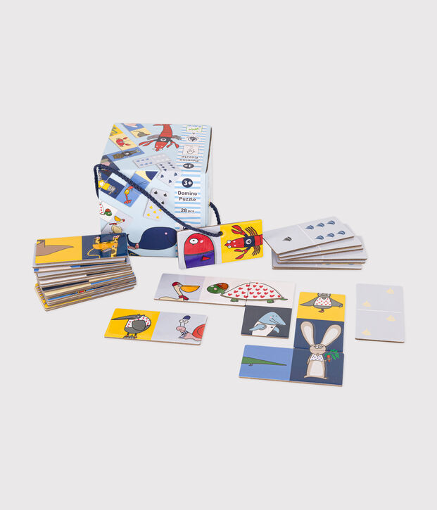 Jeu Domino-Puzzle &ndash; Djeco x Petit Bateau multicouleur