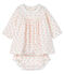 Ensemble 2 pièces bébé fille blanc MARSHMALLOW/rose GRETEL