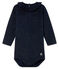 Body manches longues imprim&eacute; avec collerette b&eacute;b&eacute; fille bleu/jaune