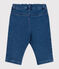 Pantalon bébé en jean élasthanne bleu BLEU DELAVE