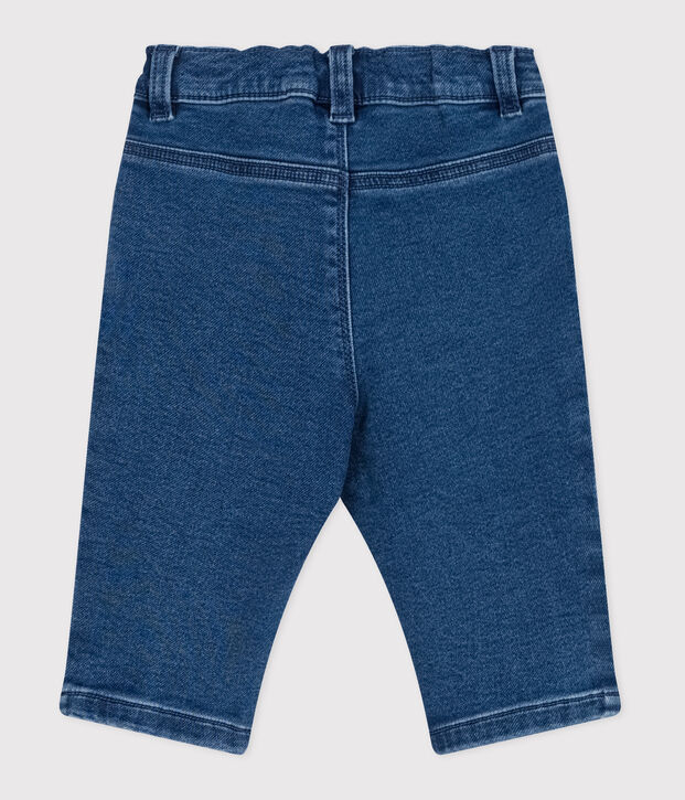 Pantalon b&eacute;b&eacute; en jean &eacute;lasthanne bleu