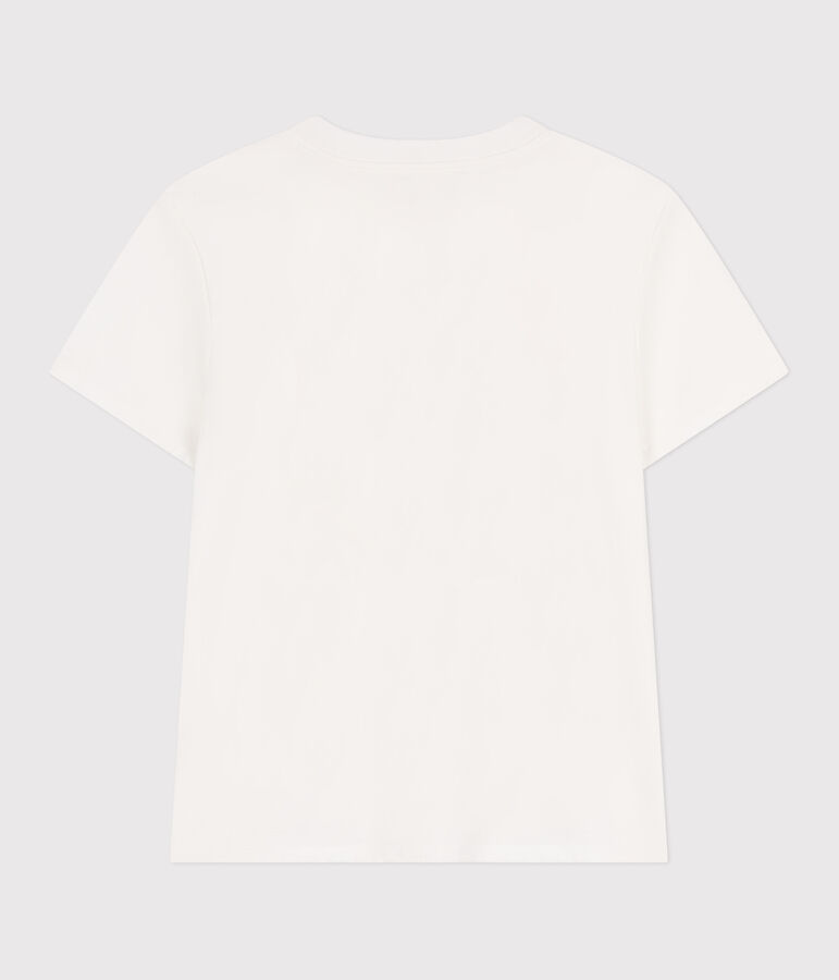 Tee-shirt Femme Le Droit en coton uni blanc MARSHMALLOW