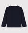 Tee-shirt manches longues imprimé enfant garçon bleu SMOKING