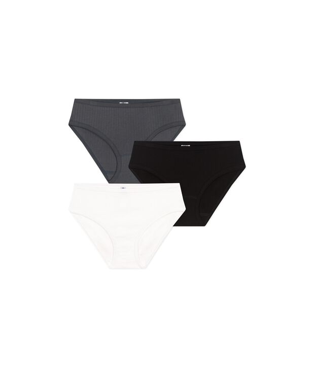 Lot de 3 culottes  en coton multicouleur