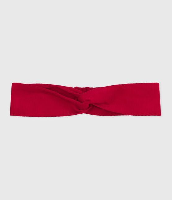 Bandeau enfant en velours rouge TERKUIT