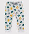 Pantalon en molleton bébé. gris BELUGA/blanc MULTICO