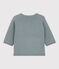 Cardigan ours bébé en tricot laine et coton gris SEDUMBLUE