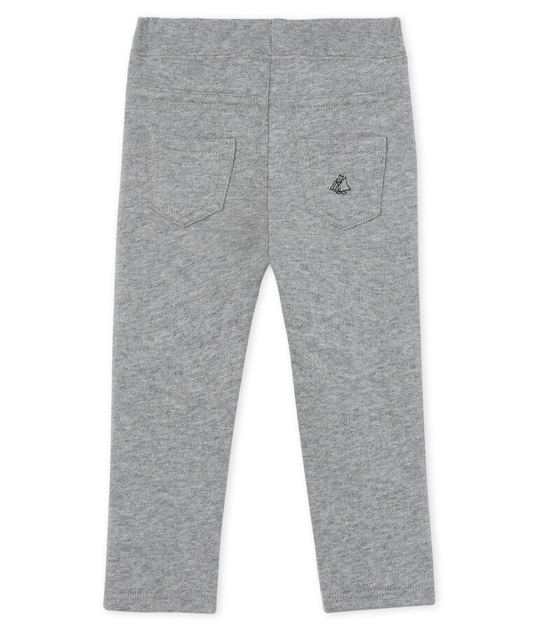 Pantalon b&eacute;b&eacute; gar&ccedil;on en molleton chaud gris SUBWAY CHINE
