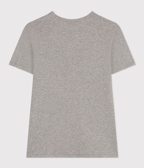 Tee-shirt L'ICONIQUE cocotte en coton Femme gris CHATON CHINE