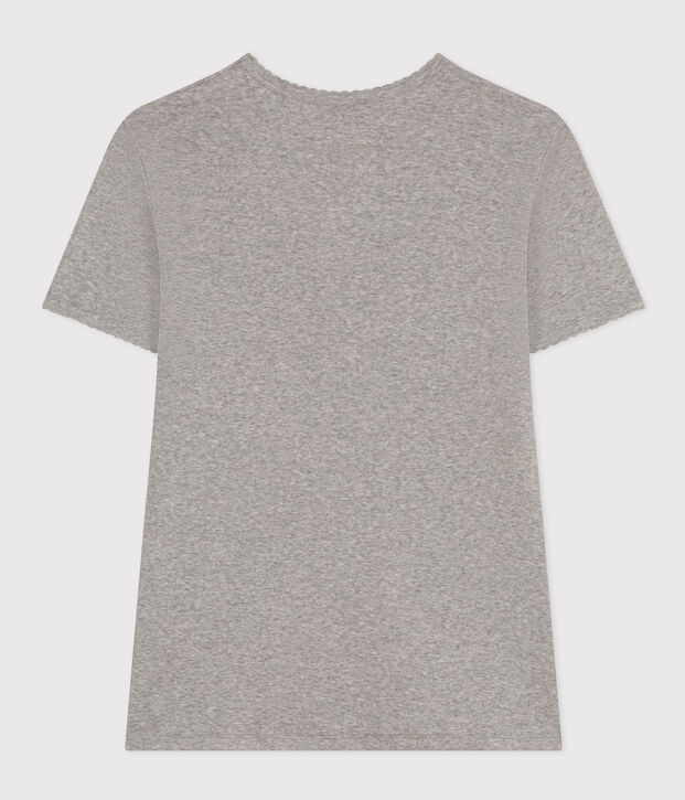 Tee-shirt L'ICONIQUE cocotte en coton Femme gris