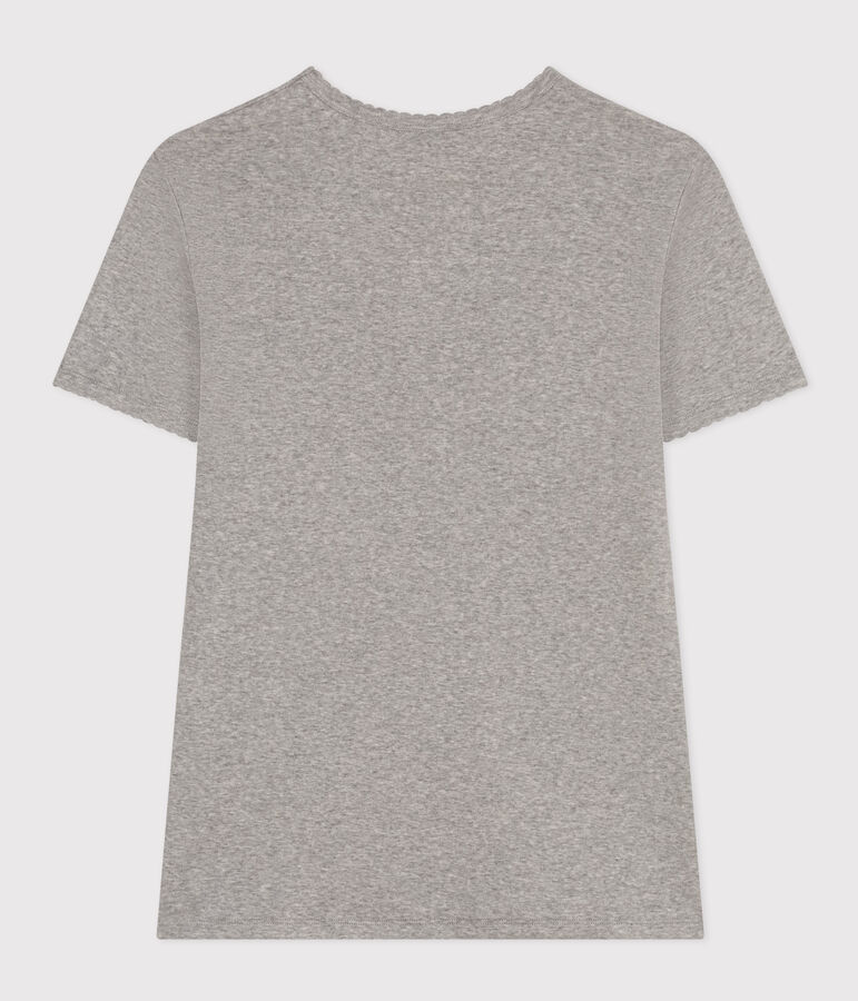Tee-shirt L'ICONIQUE cocotte en coton Femme gris