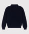 Pull en côte anglaise en coton Femme bleu SMOKING