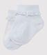 Chaussettes fille à dentelle