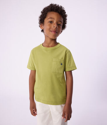 Tee-shirt enfant manches courtes en coton uni