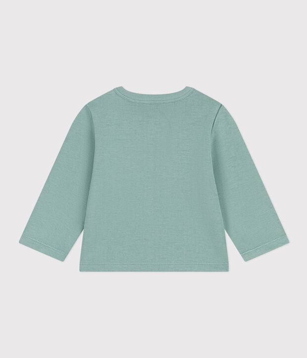 Cardigan en jersey &eacute;pais b&eacute;b&eacute; vert