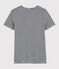 T-shirt col V iconique en coton Femme bleu SMOKING/blanc MARSHMALLOW