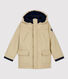 Parka coton enduit enfant garçon