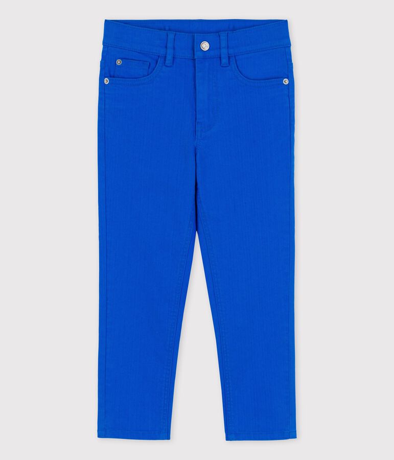 Pantalon en denim enfant fille / gar&ccedil;on bleu DELFT