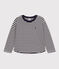 Tee-shirt manches longues en tubique enfant garçon bleu SMOKING/ AVALANCHE