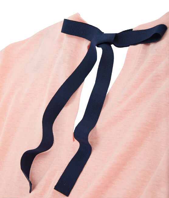 Tee shirt lin femme rose PATIENCE