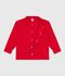 Veste enfant en coton unie rouge