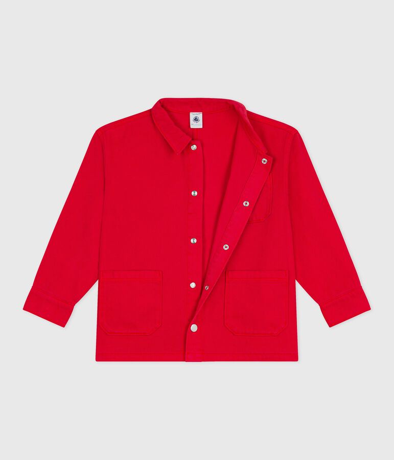 Veste enfant en coton unie POMPIER