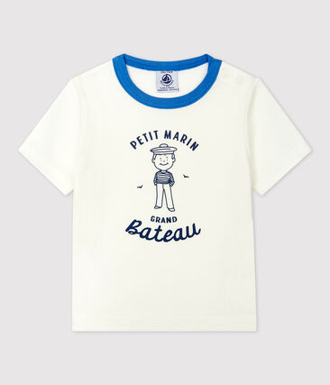 PETIT BATEAU - Tee-shirt manches courtes à motif marin en coton bébé