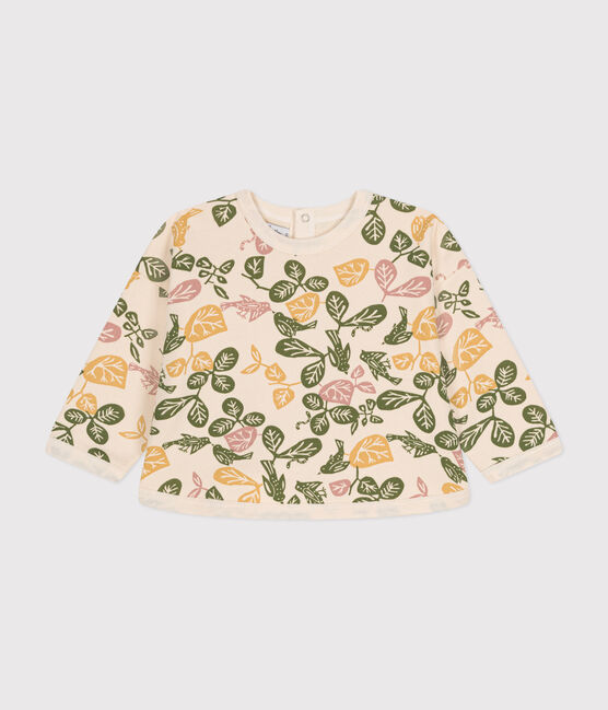 Sweatshirt en molleton bébé blanc AVALANCHE/ MULTICO