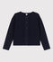 Cardigan en tubique matelassé Femme bleu SMOKING