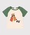 Tee-shirt manches courtes en jersey fin bébé AVALANCHE/ PALMERAIE