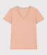 Tee-shirt LE DROIT col V en coton Femme