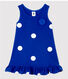 Robe sans manches en lin bébé fillle