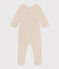 Pyjama en velours bébé  beige MONTELIMAR CHINE