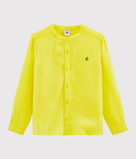 Chemise enfant garcon jaune EBLOUIS