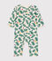 Pyjama sans pieds imprimé en coton bébé rouge AVALANCHE/ AURORA