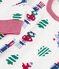 Pyjama enfant en molleton imprim&eacute; No&euml;l blanc/multicouleur