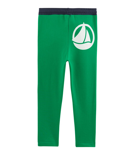 Pantalon maille enfant garçon vert PRADO